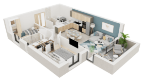 3D grondplan