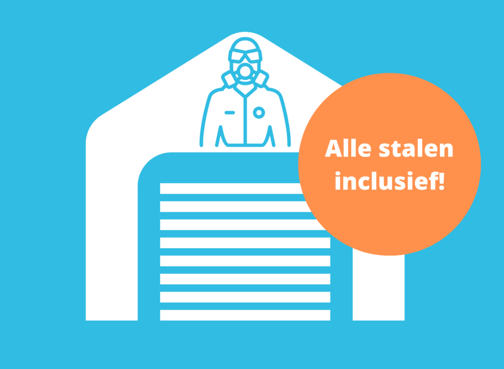 Asbestattest garagebox, asbest garage, asbestattest garage